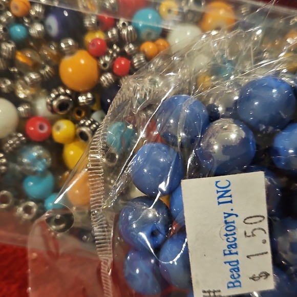 Gemstone Bead & Jewelry Making Lot - Mixed Findings & Beads Craft Supply Destash - Picture 8 of 12